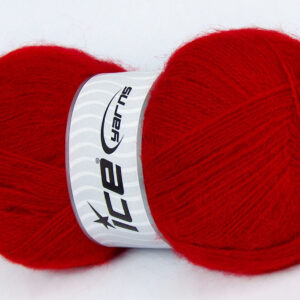 4x100gr Mohair Pastel Bright Red