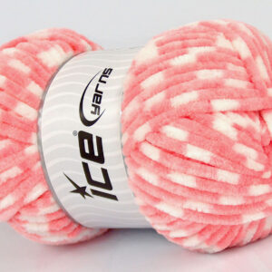 4x100gr Chenille Baby Colors Pink, White