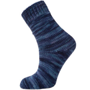 2x100gr Hand Dyed Sock Merino Blue Shades, Turquoise Shades