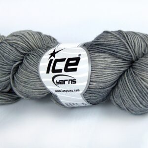 2x100gr Hand Dyed Merino Extrafine Storm Gray