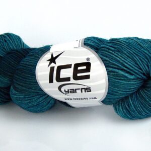 2x100gr Hand Dyed Merino Extrafine Mosaic Blue