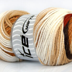 4x100gr Ambiance Copper, Camel, Dark Brown, White