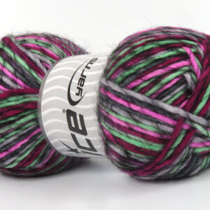 4x100gr Armonia Lana Grey Shades, Light Green, Pink
