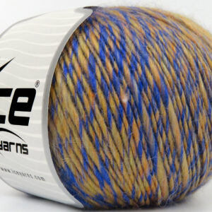 4x100gr Feliz Alpaca Saxe Blue, Gold Shades