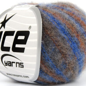 10x30gr Caress Baby Alpaca Color Gold, Copper, Camel, Saxe Blue