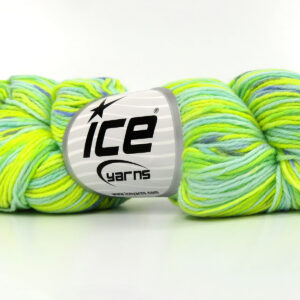 3x100gr Hand Dyed Cashmere Green Shades, Blue Shades