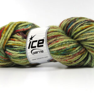 3x100gr Organic Wool Bulky Hand Paint Rainbow