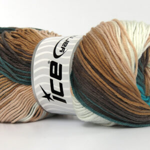 4x100gr AntiPilling Magic Brown Shades, Green Shades, White