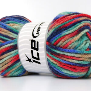 4x100gr Carnival Green Shades, Red, Beige, Blue Shades