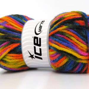 4x100gr Carnival Dark Green, Yellow, Orange, Purple, Blue, Pink