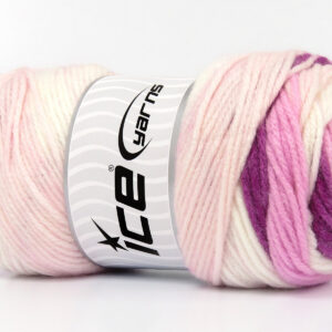 4x100gr Big Bang Pink Shades, White, Purple
