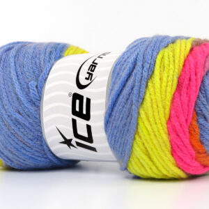 4x100gr Big Bang Yellow, Blue, Brown, Orange, Pink Shades