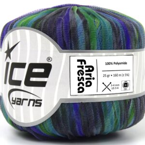 6x25gr Aria Fresca Black, Grey, Blue Shades, Green