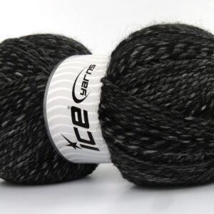 2x200gr Puzzle Wool Worsted Black, Grey Shades