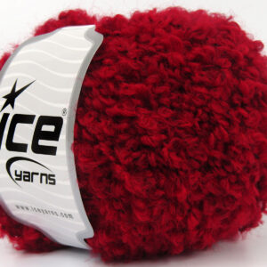 8x50gr Alpaca Boucle Red