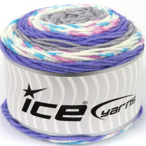 2x140gr Cakes Lilac, Turquoise, White, Grey, Pink