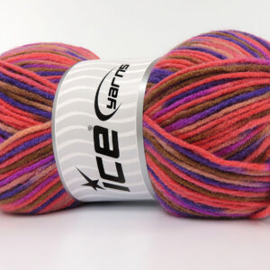 4x100gr Party Pink Shades, Brown, Purple Shades