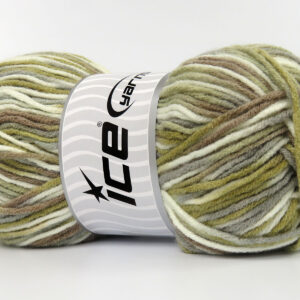 4x100gr Party Khaki Shades, White, Light Grey, Camel