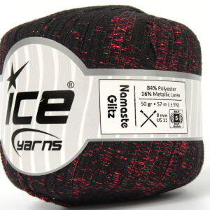 6x50gr Namaste Glitz Black, Red