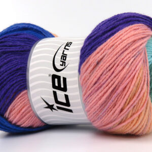 4x100gr Magic Light Salmon, Yellow, Purple, Green, Turquoise, Blue