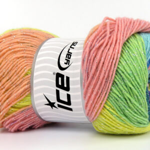 4x100gr Magic Glitz Salmon, Yellow, Purple, Green, Turquoise, Blue