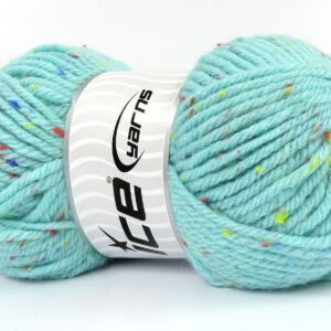4x100gr Wool Tweed Superbulky Mint Green
