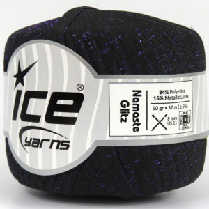 6x50gr Namaste Glitz Black, Purple