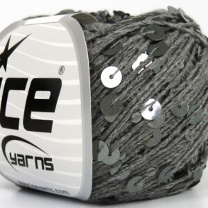 4x50gr Cotton Paillette Grey