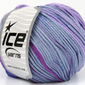 4x100gr Mona Lisa Light Lilac, Light Turquoise, Orchid, Blue