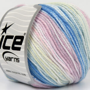 4x100gr Mona Lisa Blue, Pink, Yellow, Light Green, White