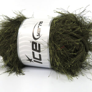 2x200gr Eyelash Superbulky Khaki