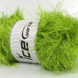 2x200gr Eyelash Superbulky Light Green