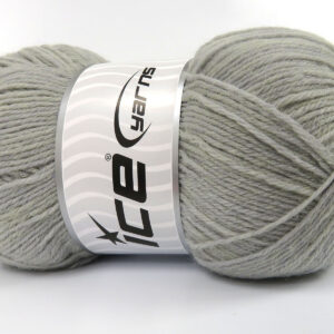 4x100gr Sock Unicolor Bluish Grey