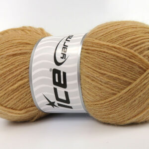 4x100gr Sock Unicolor Milky Brown