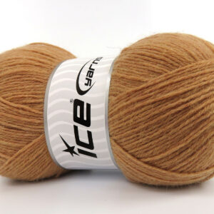 4x100gr Sock Unicolor Light Brown