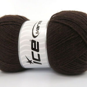 4x100gr Sock Unicolor Dark Brown