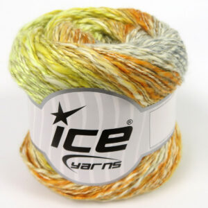 4x100gr Linen VisCot Grey Shades, Gold Shades, Green Shades