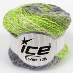 4x100gr Linen VisCot Grey Shades, Green Shades