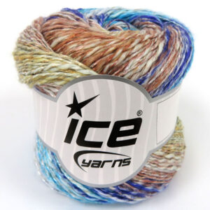 4x100gr Linen VisCot Turquoise, Purple, Blue, Camel Shades