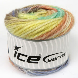 2x150gr Cakes Alpine Angora Yellow, Green, Salmon, Blue, Purple Shades