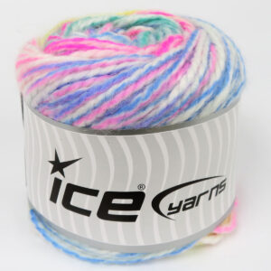 2x150gr Cakes Alpine Angora Ecru, Yellow, Fuchsia, Blue, Green, Purple