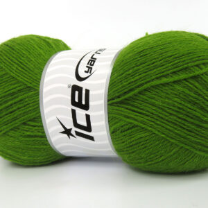4x100gr Sock Unicolor Grass Green