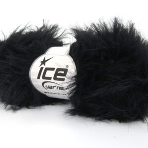 8x50gr Faux Feather Black
