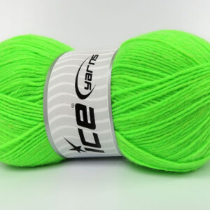 4x100gr Sock Unicolor Neon Green