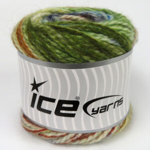 2x150gr Cakes Alpine Angora Ecru, Turquoise, Copper, Green, Navy