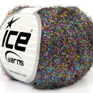 8x50gr Metallic Glitz Black, Turquoise, Pink, Gold