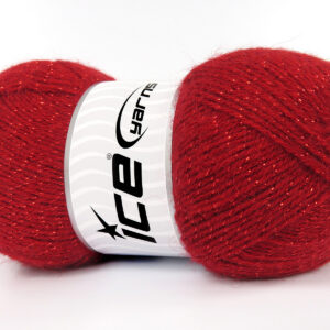4x100gr Angora Glitz Red