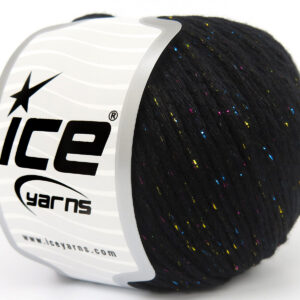 4x100gr Viscose Glitz Black