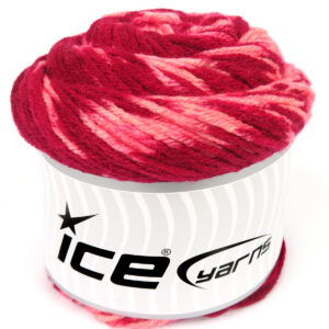 2x150gr Cakes Wool Design Dark Red, Pink