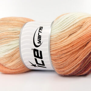 4x100gr Angora Batik Orange Shades, Teal